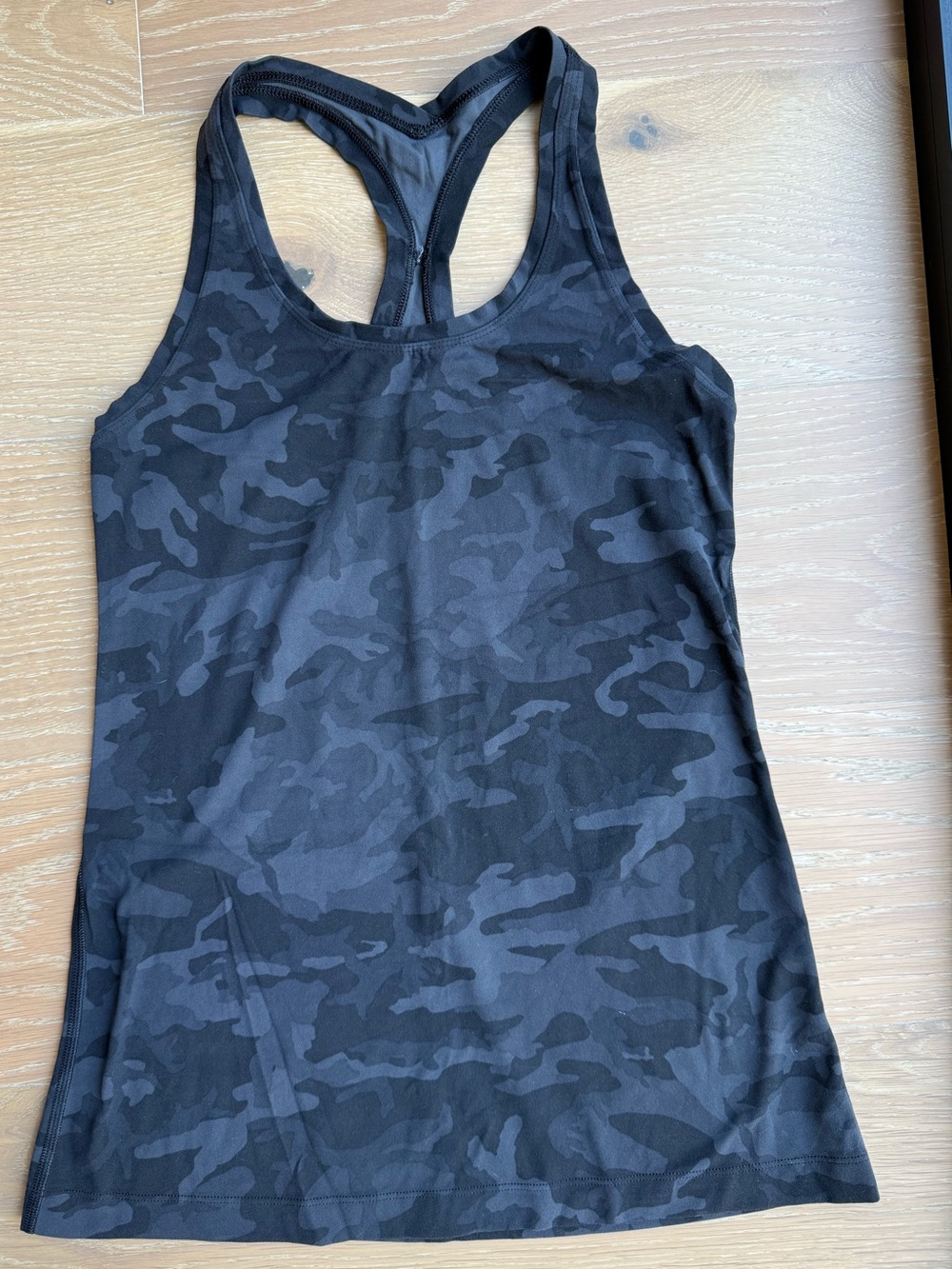 Lululemon Women's Align Black Camo Racerback Tank Top - Hip length